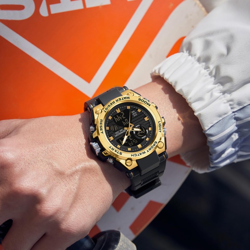 BR.K Brother King Mens Watches Heavy Duty Digital Wrist Watch