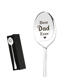 Gifts for Dad Birthday Gift from Son Daughter, Best Father Papa Fathers Day Dad Gifts for Fathers Day Christmas Valentines Xmas Papa Dads Father Spoon Gift from Wife, Daddy Dads Birthday Gift Ideas