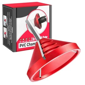 PVC Deburring Tool, 2 in 1 Inner Outer Reamer Pipe and Tubing Chamfer Tool, PVC Chamfer Tool Cone Chamfer Tool for PVC, ABS, PP, PE Pipe, OD 0.92 to 3.89, ID 0.75 to 3.5