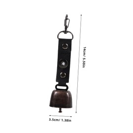 BESPORTBLE Hiking Essential 2 Pack Bear Bells Bright Sound Camping and Pet Safety Easy to Use Fashion Vintage Design