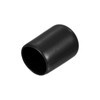 sourcing map 25pcs Rubber End Caps 5/8"(15.5mm) ID Vinyl Round