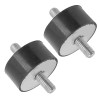 Caltric Set of 2 Rear Engine Mount Rubber Isolators for