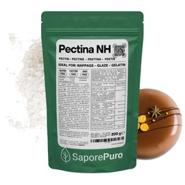 SaporePuro - Pectina NH 200 g per Nappage, Glasse e Gelatine | Alta Versatilità | Solubile in Acqua | Gluten Free