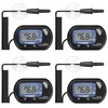 VIVOSUN 4-Pack LCD Digital Aquarium Thermometer Fish Tank Water Terrarium