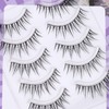 LZM False Eyelashes, Natural Bunch, False Eyelashes, 100% Handmade False