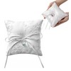 Ring Pillow, Ring Pillow for Rings Bearer Ceremony with Bowknot