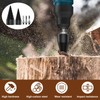 Firewood Log Splitter, 2pcs Easy Split Drill Bit Wood Splitter