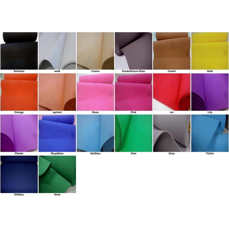 StoffBook Yellow Rubber Rubber 2 mm Craft Material Fabric C456