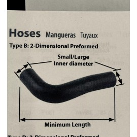 Aftermarket 580040109 Yale Forklift Hose New Hose Radiator hose