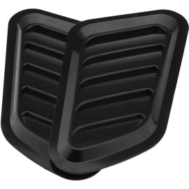2pcs Universal Auto Car Decorative Air Flow Intake Scoop Bonnet Side Fender Vent Hood