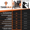 THORVALD Zimmermannswinkel 5-in-1 - Protractor Try Square + Deep Hole