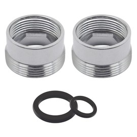 2 Pcs 18mm - 22mm Faucet Adapter Tap Aerator Connector for Bathroom & Kitchen Water Purifier Adapter