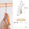 40 Pcs Clothes Hanger Connector Hooks, Space Saving Hangers, Coat