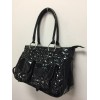 Mcage New Faux Leather Trim Purse Stylish Buckle Accents Pet
