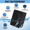 Pack of 4 Junction Boxes, IP67 Waterproof Plastic Housing with