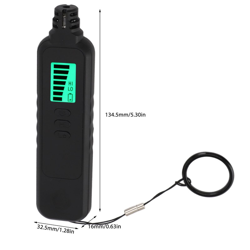 Gas Detector Professional High Accuracy Sensitive Audible Visual Alarm Handheld