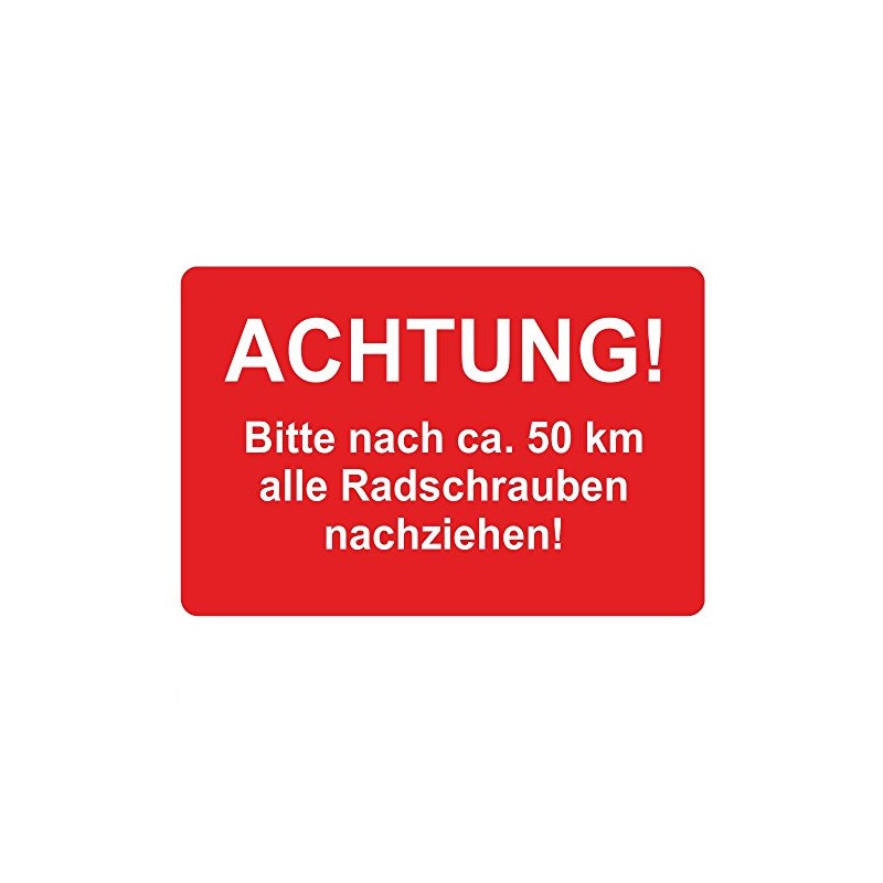 Car Service Sticker/Inspection Sticker 60 x 40 mm – Pack