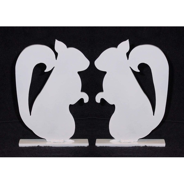 Steel Shooting Targets-Squirrel Silhouette Knockovers-S.B. Pistol & Rifle Plates