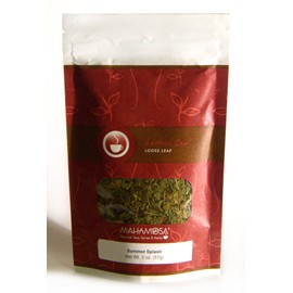 Mahamosa Herbal Herb Tea Blend and Tea Filter Set: 2 oz Summer Splash Herbal Tea, 100 Loose Leaf Tea Filters (Bundle- 2 items)(Tea ingredients: Lemongrass, lemon myrtle, eucalyptus, marigolds, rose hips and orange flavor)