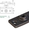 Highcraft PLTB38 Ceiling Flange; Hanger Plate for 3/8 in. Threaded