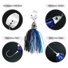 Tungsten Bladed Swim Jig Heads for Fishing - 4 Pack