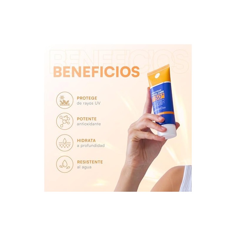 MIST JEWEL Protector solar facial Total Care 50 FPS Con