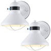 LONEDRUID 2 Pack Motion Sensor Outdoor LED Porch Light Dusk