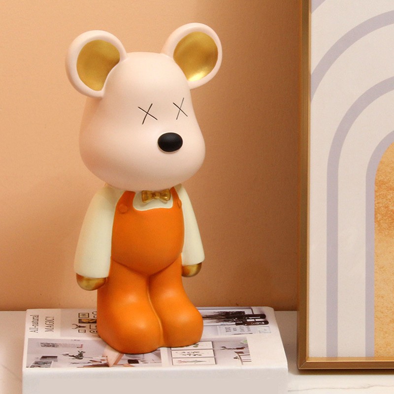 Cartoon Bear Money Saving Bank Resin Coin Saving Box Big