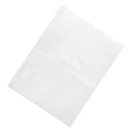 COHEALI Photo Album Refill Sheets A4 20 Sheets for 4 Ring Binder Archival Photo Refillable Page Inserts Protectors Clear Postcard Pages Photo Pockets
