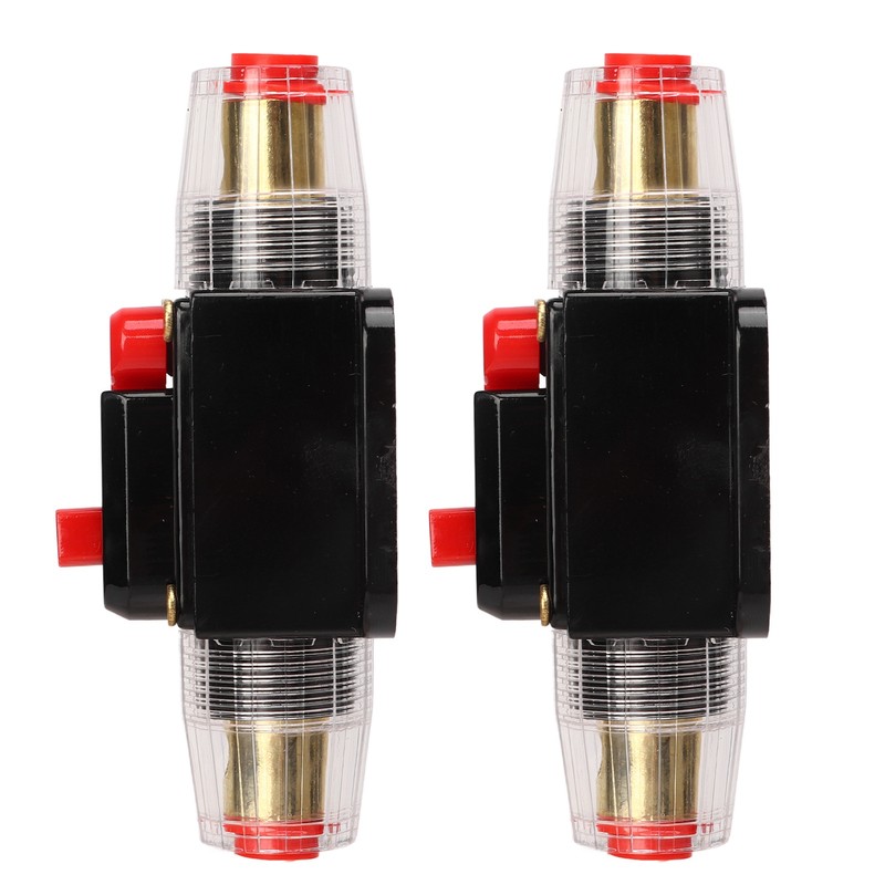 12‑24V Inline Circuit Breaker with Manual Reset Fuse Holder Battery