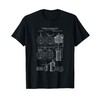 T-shirt con disegno di birra, brevetto Brewery, idea regalo per
