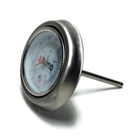 Primo Grill Thermometer and Bezel Combo for Primo Ceramic Grills - Now 200% Larger and Ability to Calibrate