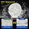 WFPOWER Boat Light 2 Pack, LED Marine Spotlights Waterproof, Deck