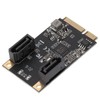Mini PCi E to 2 Port SATA Expansion Card 6Gbps