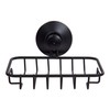 Bodico Strong Suction Modern Sleek Matte Black Soap Dish Bathroom