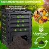 F2C Garden Compost Bin from BPA Free Material -120 Gallon(450