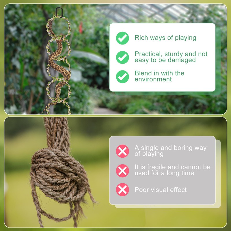 Solaradgy Snake Climbing Rings for Ball Python, Snake Climbing Accessories