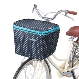 Kawasumi Seisakusho 2-Tier Polka Dot Front Basket Cover KW-540