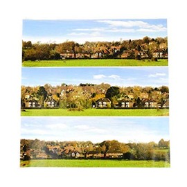Gaugemaster GM704 Village Large Photo Backscene (2744x304mm)
