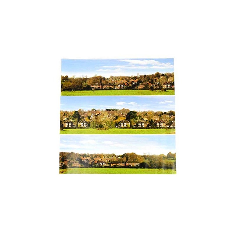 Gaugemaster GM704 Village Large Photo Backscene (2744x304mm)