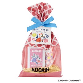 Moomin Hand Care Set, Wild Rose Garden (Hand Cream & Hand Soap, Rose Scent), 1.7 fl oz (50 ml), Hand Cream 0.4 fl oz (10 ml)