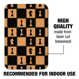 GRAPHICS & MORE Chess Board Pieces Pattern Home Business Office Sign