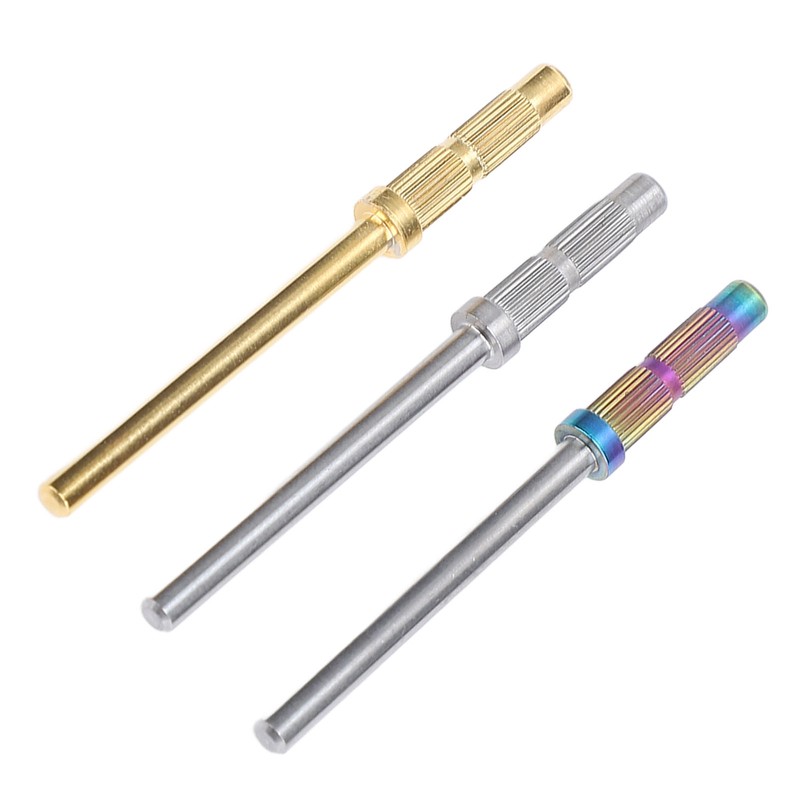 3pcs 3mm Nail Mandrel Stainless Steel Manicure Pedicure Mandrel Rods