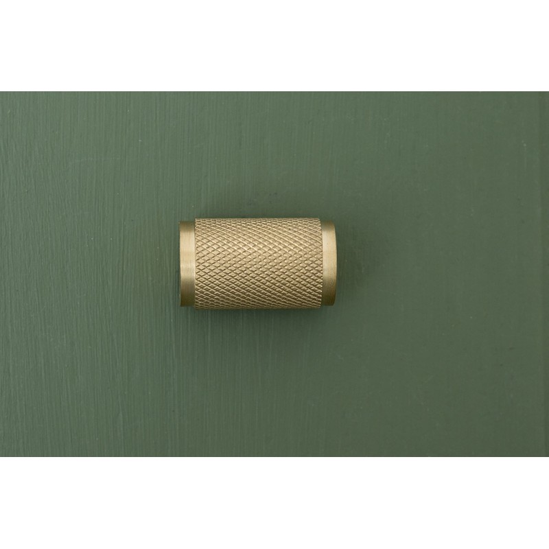 Solid Brass Knurled Pull Handles & Knobs | Kitchen Handles