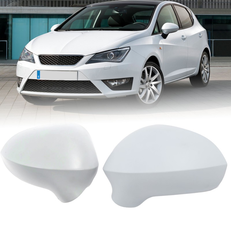 Primed Door Wing Mirror Cap Covers 1P0857537 For Leon MK2