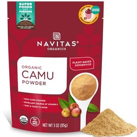 Navitas Organics Camu Camu Powder, 3 oz. Bag — Organic, Non-GMO, Gluten-Free