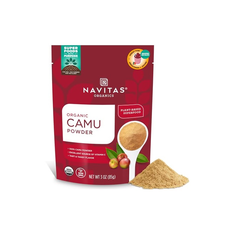 Navitas Organics Camu Camu Powder, 3 oz. Bag — Organic,