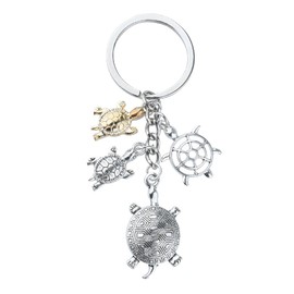 Travel Turtle Keychain Turtle Lover Gifts for Women Men Birthday Christmas Gifts for Sea Turtle Lover Gifts for Ocean Lover Keychain Gifts for Beach Lover Gifts Ocean Keychain for Backpack