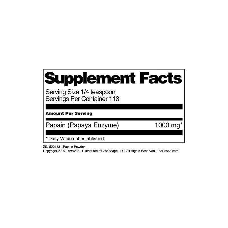 Papain Powder (4 oz, ZIN: 520483)
