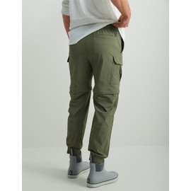 HUK Standard Creekbed Convertible, Performance Zip Off Fishing Pants for Men, Moss